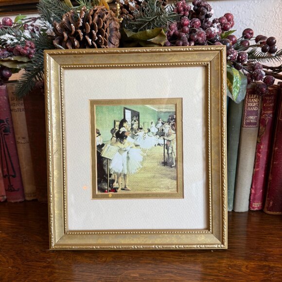 Vintage Framed French Artist Degas "The Dance Class" - Picture 5 of 7